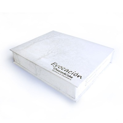 Caja de Cart&oacute;n duro rectangular con tapa para souvenirs y recordatorios
